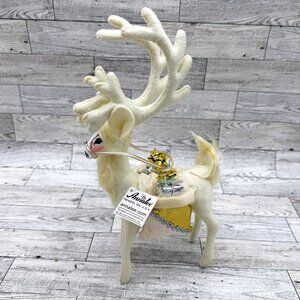 NWT 2013 Annalee 8” White Elegant Reindeer